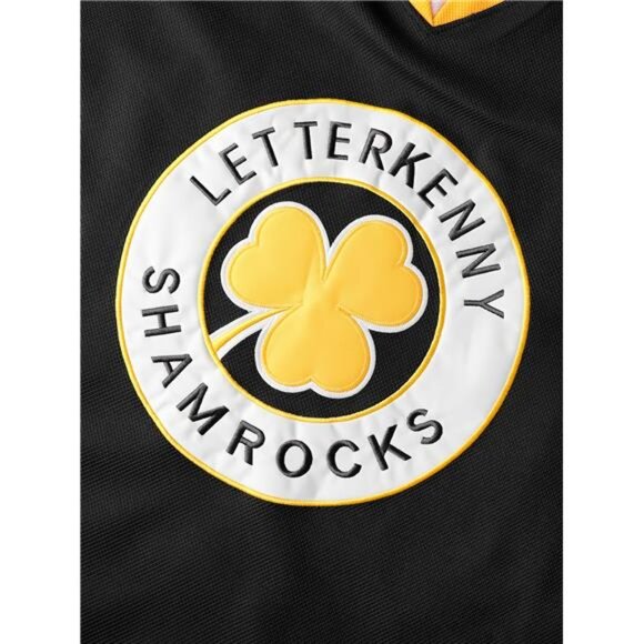 NWT Multiple Sizes Waffle Shoresy Letterkenny Shamrocks Hockey Jersey Rare - Picture 4 of 5